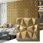 3d Wall Panels in Diamond Design 12"x12" Matt
