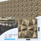 3d Wall Panels in Diamond Design 12"x12" Matt