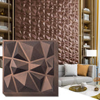 3d Wall Panels in Diamond Design 12"x12" Matt