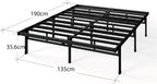 3FT Bed Frame 14.2'' Height Metal Base