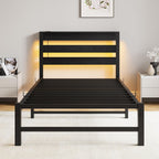 3FT Bed Frame with Charging Station and LED