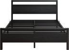 3FT Bed Frame with Wood Headboard