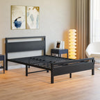 3FT Bed Frame with Wood Headboard