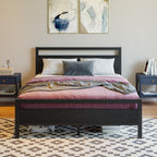 3FT Bed Frame with Wood Headboard