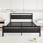 3FT Bed Frame with Wood Headboard