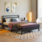 3FT Bed Frame with Wood Headboard