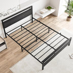 3FT Bed Frame with Wood Headboard
