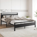3FT Bed Frame with Wood Headboard