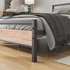 3FT Bed Frame with Wood Headboard