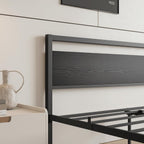 3FT Bed Frame with Wooden Headboard