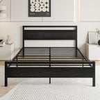3FT Bed Frame with Wooden Headboard