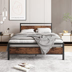 3FT Bed Frame with Wooden Headboard