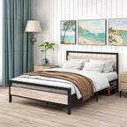3FT Bed Frame with Wooden Headboard