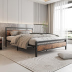 3FT Bed Frame with Wooden Headboard