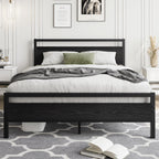3FT Bed Frame with Wooden Headboard