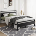 3FT Bed Frame with Wooden Headboard