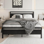 3FT Bed Frame with Wooden Headboard