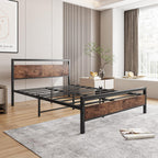 3FT Bed Frame with Wooden Headboard