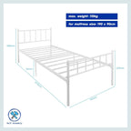 3FT Metal Bed Frame