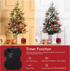 3FT Pre-Lit Christmas Tree Artificial Trees