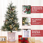 3FT Pre-Lit Christmas Tree Artificial Trees