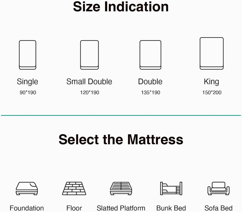 Mattress Hybrid Pocket Sprung 20CM Deep Orthopaedic Medium