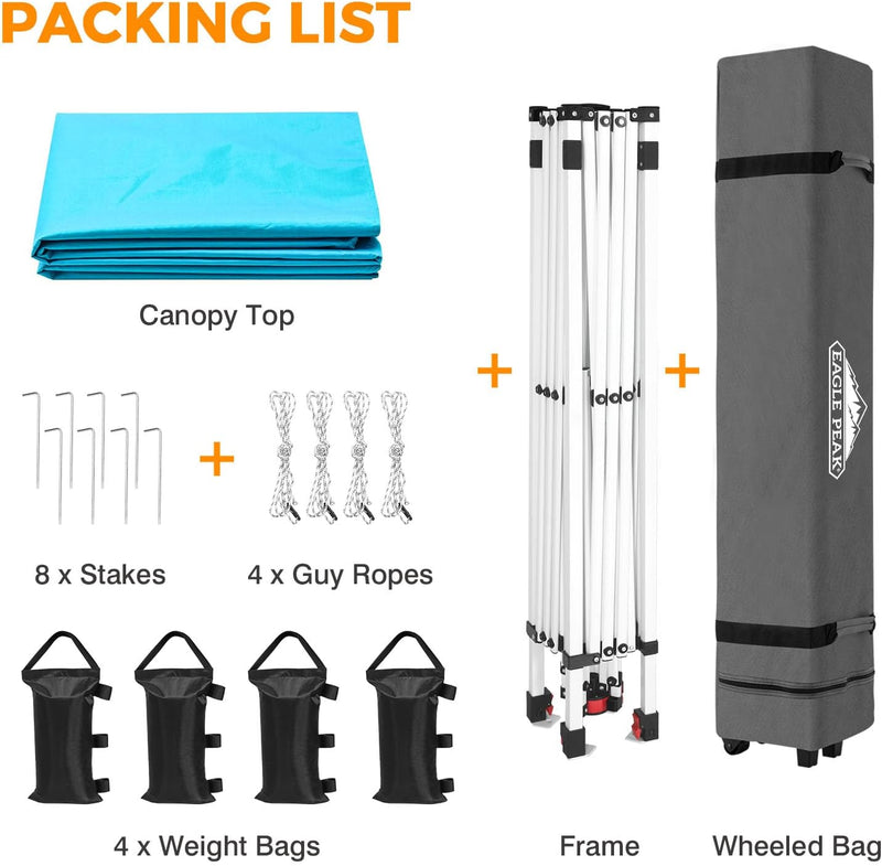 3m X Pop Up Gazebo Tent Instant