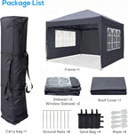 3m X Pop-Up Gazebo Waterproof Garden with 4