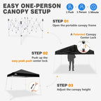 3m X Slant Leg Pop-Up Canopy Tent Instant