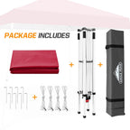 3m X Slant Leg Pop-Up Canopy Tent Instant
