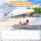 3m X Slant Leg Pop-Up Canopy Tent Instant