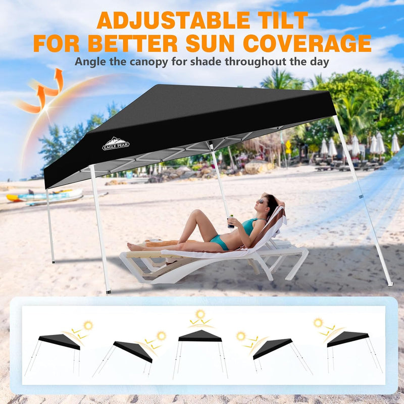 3m X Slant Leg Pop-Up Canopy Tent Instant