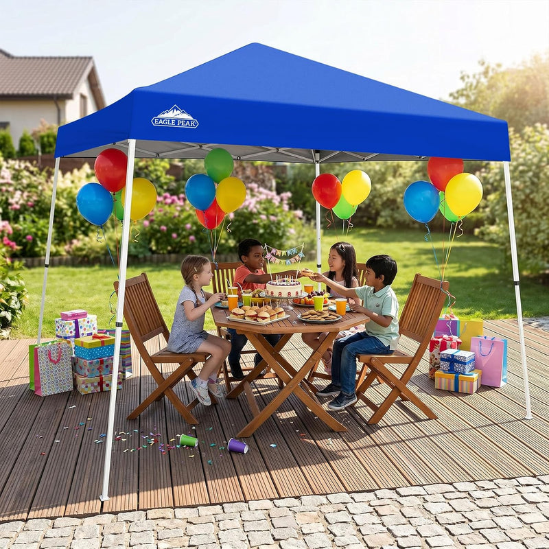 3m X Slant Leg Pop-Up Canopy Tent Instant