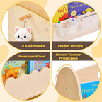 3pcs Wooden Bookshelf Set for Kids 5-Tier Children's