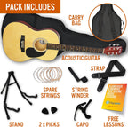 3rd Avenue Full Size 4 4 Acoustic Guitar