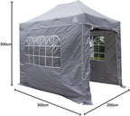 3x2m Pop Up Gazebo with 4 Side Walls