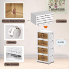 3x34L Cube Storage Bins Stackable Plastic Organisers