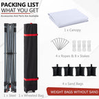 3x3m Pop-Up Gazebo Commercial with Accessories Pack