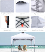 3x3m Pop-Up Gazebo Commercial with Accessories Pack