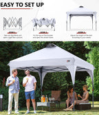 3x3m Pop-Up Gazebo Commercial with Accessories Pack