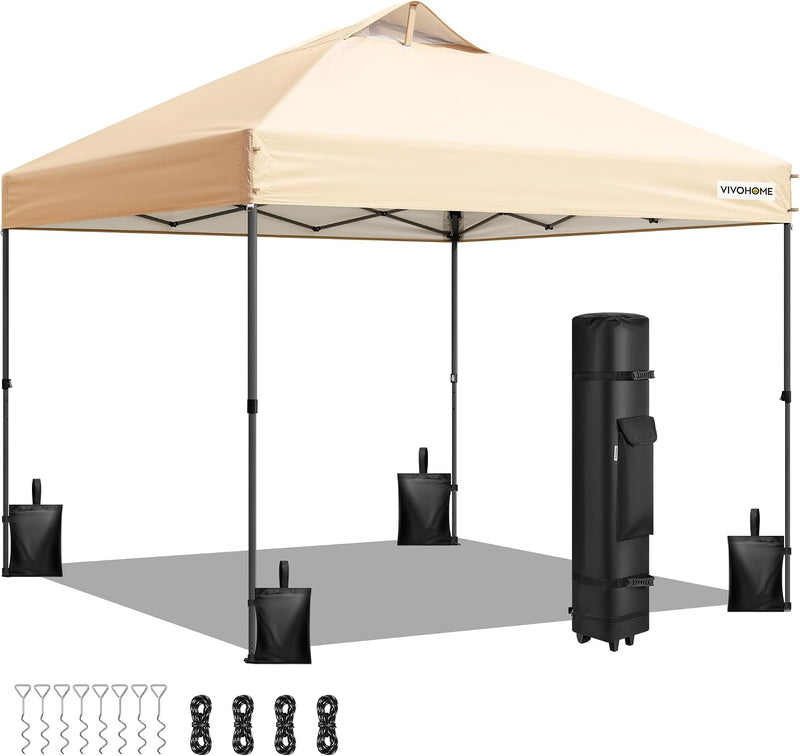 3x3m Tent Outdoor Shelter Portable with Sidewall