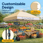 3x3m Tent Outdoor Shelter Portable with Sidewall