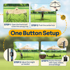 3x3m Tent Outdoor Shelter Portable with Sidewall