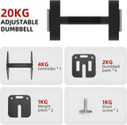 4-20KG Adjustable Dumbbells Single Dumbbell Quick Weight