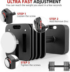 4-20KG Adjustable Dumbbells Single Dumbbell Quick Weight
