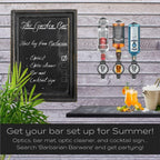 4 6 Bottle Optics for Spirits Bar Butler
