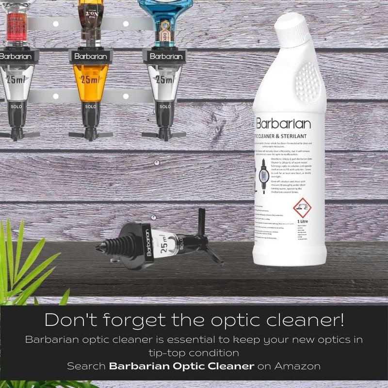 4 6 Bottle Optics for Spirits Bar Butler