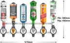 4 6 Bottle Optics for Spirits Bar Butler