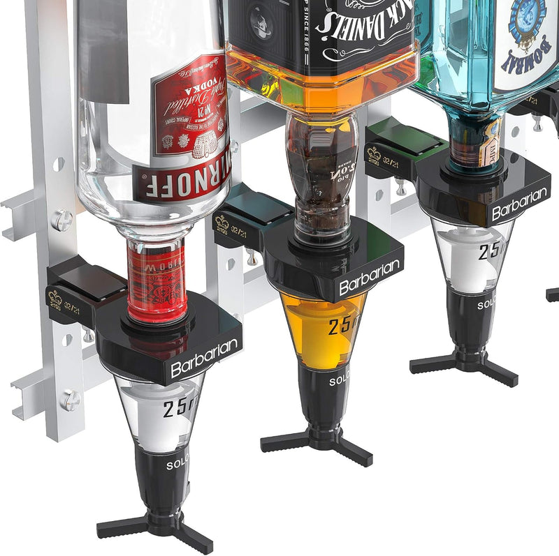 4 6 Bottle Optics for Spirits Bar Butler