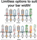 4 6 Bottle Optics for Spirits Bar Butler